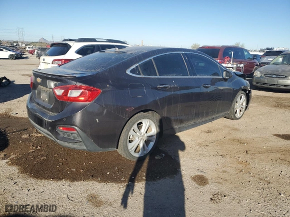2016 Chevrolet Cruze Premier with VIN 1G1BG5SM9G7262790, listed as a Copart auction lot 88516085 with 152,190 mi miles and Salvage Title. Bid and sale history available at carsss.com. Image 3.