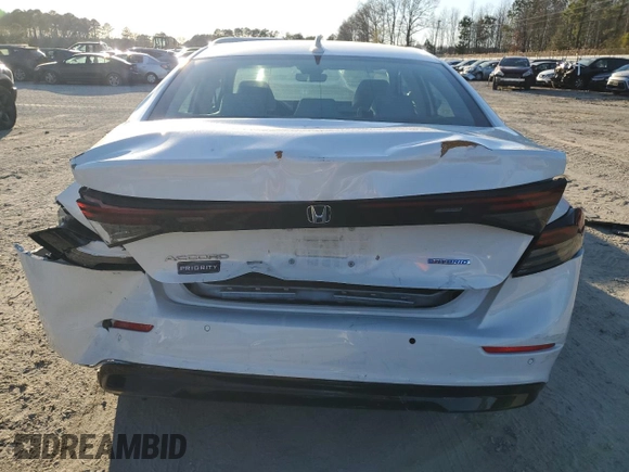 2023 Honda Accord EX-L with VIN 1HGCY2F6XPA036426, listed as a Copart auction lot 49704235 with 25,981 mi miles and Salvage title. Bid and sale history available at DreamBid. Image 6.