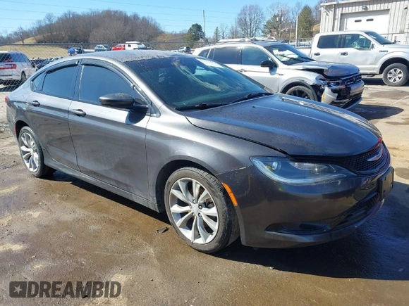 2015 Chrysler 200 S with VIN 1C3CCCBB2FN655751, listed as a IAAI auction lot 41711262 with 106,073 mi miles and . Bid and sale history available at carsss.com. Image 1.