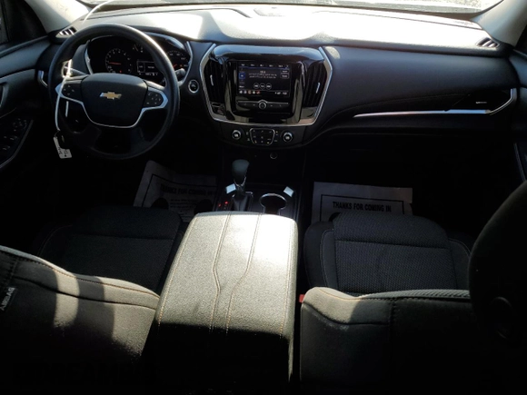 2021 Chevrolet Traverse LS with VIN 1GNEVFKW7MJ151114, listed as a Copart auction lot 54671855 with 65,466 mi miles and Clean Title. Bid and sale history available at carsss.com. Image 8.