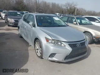 2015 Lexus CT 200h Hybrid with VIN JTHKD5BH7F2224584, listed as a IAAI auction lot 41756505 with 157,240 mi miles. Bid and sale history available at carsss.com. Image 1.