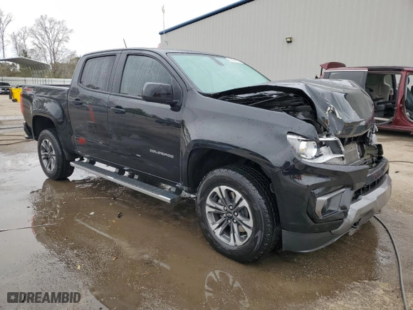 2022 Chevrolet Colorado 2WD Z71 with VIN 1GCGSDEN5N1244586, listed as a Copart auction lot 89294755 with 52,120 mi miles and Salvage Title. Bid and sale history available at carsss.com. Image 4.