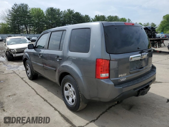 2012 Honda Pilot LX with VIN 5FNYF4H24CB055507, listed as a Copart auction lot 60484184 with 174,802 mi miles and Salvage Title. Bid and sale history available at carsss.com. Image 2.