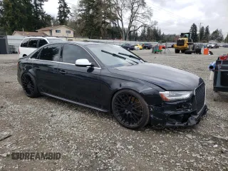 2013 Audi S4 Prestige with VIN WAUKGAFL4DA141582, listed as a Copart auction lot 45417075 with 140,727 mi miles and Salvage Title. Bid and sale history available at carsss.com. Image 4.