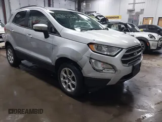 2018 Ford EcoSport SE z VIN MAJ6P1UL5JC207831, wystawiony jako IAAI lot #41903998 z przebiegiem 95 649 mil mil oraz . Historia ofert i sprzedaży dostępna na DreamBid. Obrazek 1.