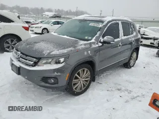 2016 Volkswagen Tiguan S with VIN WVGBV7AXXGW616936, listed as a Copart auction lot 41452605 with 92,541 mi miles and Salvage Title. Bid and sale history available at DreamBid. Image 1.