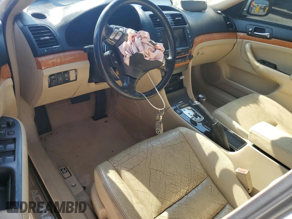 2004 Acura TSX w/Navigation with VIN JH4CL96954C027695, listed as a Copart auction lot 44243455 with Not provided miles and Salvage title. Bid and sale history available at DreamBid. Image 8.