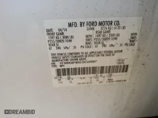 2014 Ford Explorer Limited with VIN 1FM5K8F80EGC25587, listed as a Copart auction lot 50420435 with 201,248 mi miles and Salvage Title. Bid and sale history available at carsss.com. Image 13.