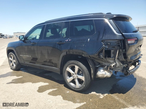 2021 Jeep Grand Cherokee L Limited with VIN 1C4RJJBG8M8193140, listed as a Copart auction lot 56692454 with 33,551 mi miles and Salvage Title. Bid and sale history available at carsss.com. Image 2.