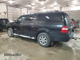 2008 Ford Expedition Max Limited with VIN 1FMFK19577LA08738, listed as a Copart auction lot 58176585 with Not provided miles and Non repairable. Bid and sale history available at DreamBid. Image 2.