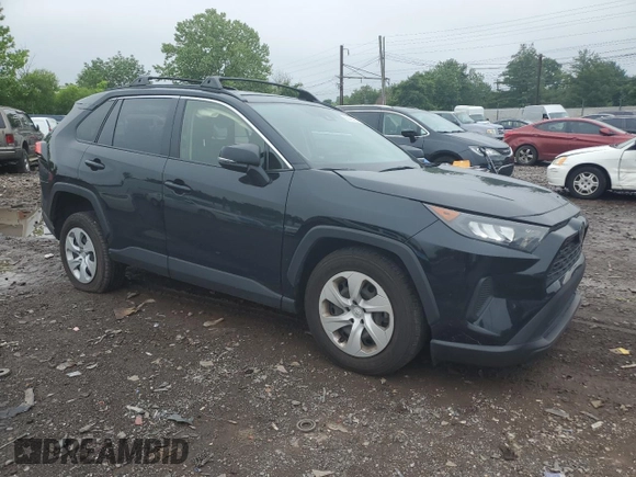 2019 Toyota RAV4 LE with VIN JTMG1RFV0KD506247, listed as a Copart auction lot 60426425 with 60,448 mi miles and Salvage title. Bid and sale history available at DreamBid. Image 4.