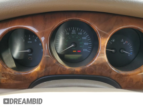2002 Jaguar XJ 8 with VIN SAJDA14C62LF40435, listed as a Copart auction lot 52022645 with 153,703 mi miles and Salvage title. Bid and sale history available at DreamBid. Image 9.