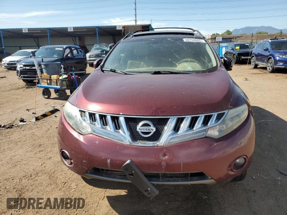 2010 Nissan Murano SL z VIN JN8AZ1MW6AW111072, wystawiony jako Copart lot #60704605 z przebiegiem 193 139 mil mil oraz Czysty tytuł • Clean title. Historia ofert i sprzedaży dostępna na DreamBid. Obrazek 5.