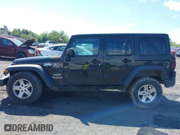 2017 Jeep Wrangler Unlimited Sport with VIN 1C4HJWDG5HL714291, listed as a IAAI auction lot 42383679 with 138,201 mi miles and . Bid and sale history available at DreamBid. Image 14.