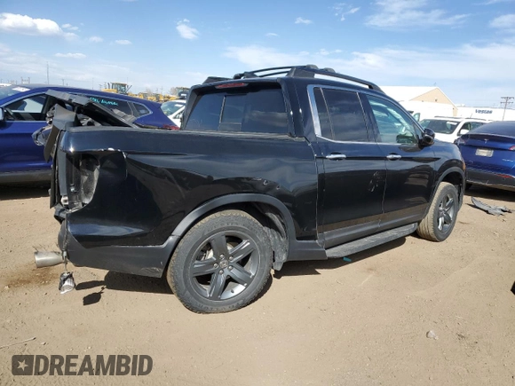 2023 Honda Ridgeline RTL-E with VIN 5FPYK3F71PB024149, listed as a Copart auction lot 50767465 with 40,943 mi miles and Salvage title. Bid and sale history available at DreamBid. Image 3.