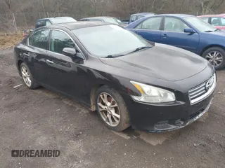2012 Nissan Maxima SV with VIN 1N4AA5AP1CC834880, listed as a IAAI auction lot 41558379 with 194,974 mi miles and . Bid and sale history available at DreamBid. Image 1.