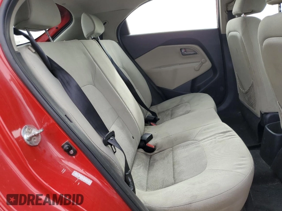 2013 Kia Rio LX with VIN KNADM5A32D6210014, listed as a Copart auction lot 86190454 with 160,175 mi miles and Salvage Title. Bid and sale history available at carsss.com. Image 10.