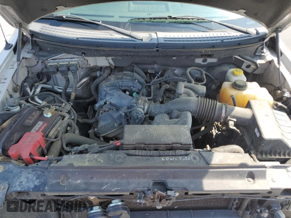 2014 Ford F-150 XL with VIN 1FTEW1CM6EFC60478, listed as a Copart auction lot 58873165 with 126,414 mi miles and Salvage title. Bid and sale history available at DreamBid. Image 11.
