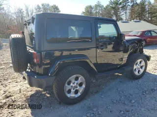 2014 Jeep Wrangler Sahara with VIN 1C4AJWBG2EL194843, listed as a Copart auction lot 79590514 with 80,574 mi miles and Non Repairable. Bid and sale history available at DreamBid. Image 3.