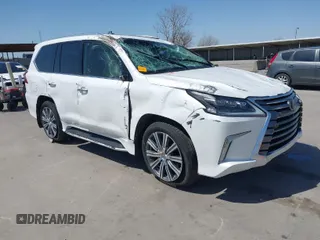 2017 Lexus LX with VIN JTJHY7AX4H4231114, listed as a IAAI auction lot 41855215 with 133,486 mi miles. Bid and sale history available at carsss.com. Image 1.