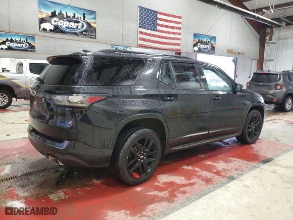 2019 Chevrolet Traverse Premier with VIN 1GNEVKKW3KJ174332, listed as a Copart auction lot 44147545 with 0 mi miles and Salvage Title. Bid and sale history available at carsss.com. Image 3.