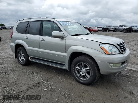 2005 Lexus GX 470 z VIN JTJBT20X050082258, wystawiony jako Copart lot #55812505 z przebiegiem 194 075 mil mil oraz Szkoda całkowita • Salvage title. Historia ofert i sprzedaży dostępna na DreamBid. Obrazek 4.