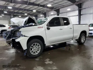 2019 Chevrolet Silverado 1500 LT with VIN 1GCRYDED9KZ213515, listed as a Copart auction lot 49980925 with 103,773 mi miles and Salvage Title. Bid and sale history available at carsss.com. Image 1.