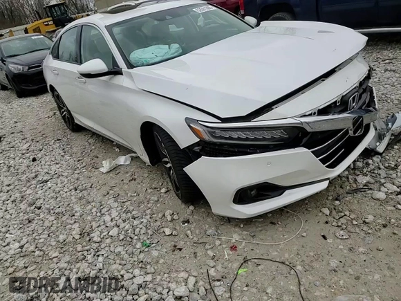 2021 Honda Accord Touring with VIN 1HGCV2F93MA015884, listed as a Copart auction lot 52591885 with Not provided miles and Non repairable. Bid and sale history available at DreamBid. Image 11.