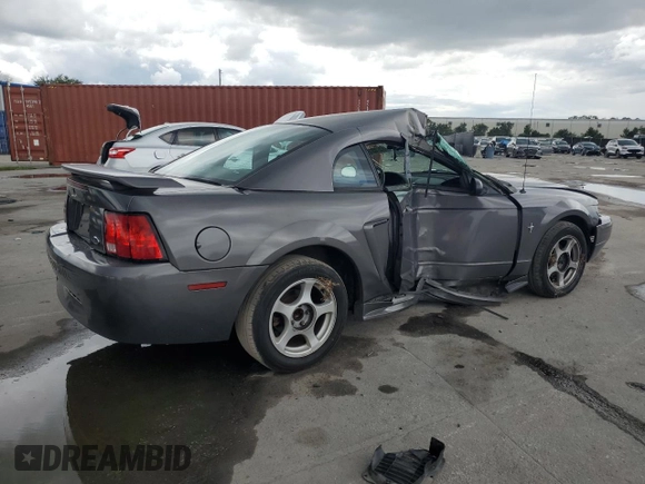 2003 Ford Mustang Standard with VIN 1FAFP404X3F310731, listed as a Copart auction lot 57278375 with 151,268 mi miles and Salvage title. Bid and sale history available at DreamBid. Image 3.