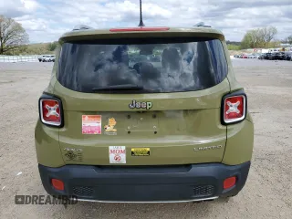 2015 Jeep Renegade Limited with VIN ZACCJBDT0FPB62974, listed as a Copart auction lot 54979735 with 104,023 mi miles and Non Repairable. Bid and sale history available at DreamBid. Image 6.
