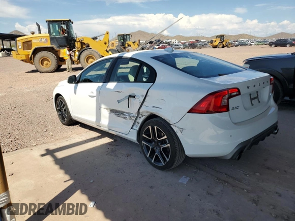 2018 Volvo S60 Dynamic with VIN YV126MFLXJ2450531, listed as a Copart auction lot 67108144 with 103,633 mi miles and Salvage Title. Bid and sale history available at carsss.com. Image 2.