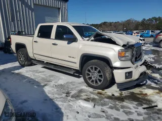 2014 GMC Sierra 1500 Denali with VIN 3GTU2WEC9EG513896, listed as a Copart auction lot 89385975 with 95,300 mi miles and Salvage Title. Bid and sale history available at carsss.com. Image 4.