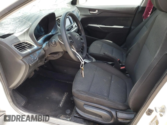2018 Hyundai Accent SEL with VIN 3KPC24A31JE012335, listed as a Copart auction lot 55033333 with 61,431 mi miles. Bid and sale history available at carsss.com. Image 7.