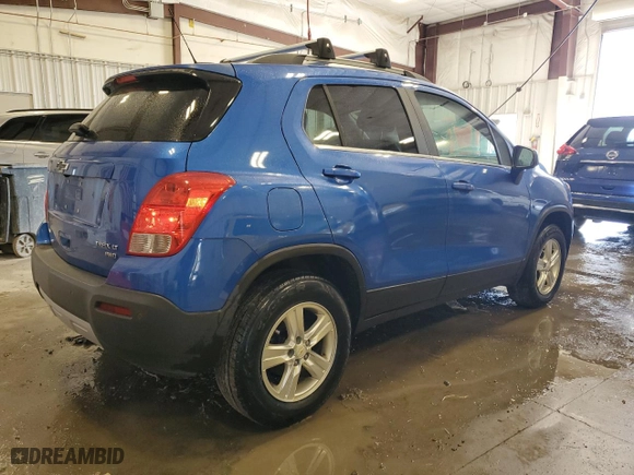 2015 Chevrolet Trax LT with VIN KL7CJRSBXFB101120, listed as a Copart auction lot 51531845 with 133,587 mi miles and Clean Title. Bid and sale history available at carsss.com. Image 3.