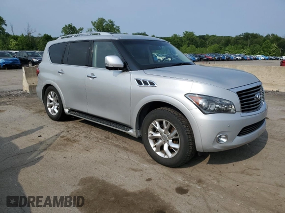 2012 Infiniti QX56 7-passenger z VIN JN8AZ2NE3C9019463, wystawiony jako Copart lot #60889765 z przebiegiem 171 732 mil mil oraz Czysty tytuł • Clean title. Historia ofert i sprzedaży dostępna na DreamBid. Obrazek 4.