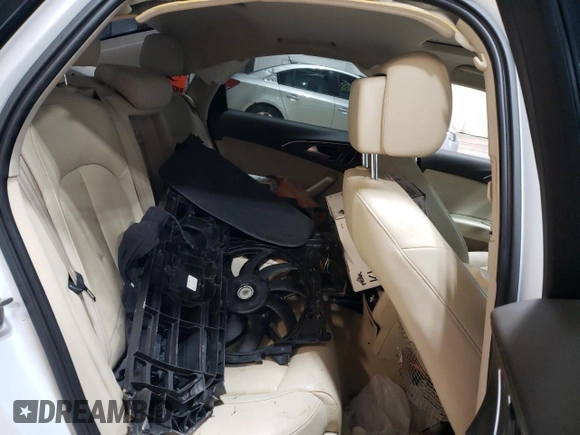 2017 Audi A6 Premium Plus with VIN WAUG8AFC1HN012605, listed as a Copart auction lot 83251664 with 0 mi miles and Salvage Title. Bid and sale history available at carsss.com. Image 11.