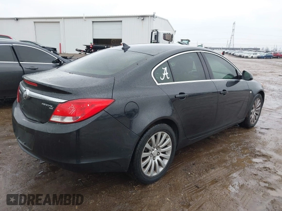 2011 Buick Regal CXL RL1 with VIN W04GN5EC6B1122871, listed as a IAAI auction lot 40466432 with 164,593 mi miles and . Bid and sale history available at DreamBid. Image 4.