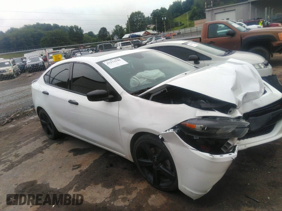 2016 Dodge Dart SXT with VIN 1C3CDFBB1GD540967, listed as a IAAI auction lot 37172145 with 58,036 mi miles and . Bid and sale history available at carsss.com. Image 13.