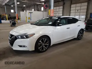 2016 Nissan Maxima 3.5 SV with VIN 1N4AA6AP7GC377987, listed as a Copart auction lot 55525155 with 104,322 mi miles and Salvage Title. Bid and sale history available at carsss.com. Image 1.