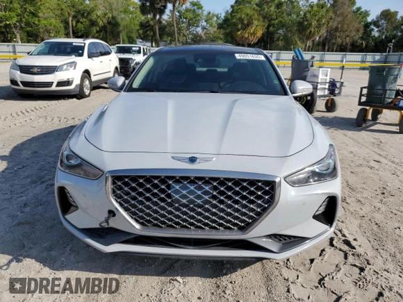 2019 Genesis G70 Advanced with VIN KMTG74LE7KU014371, listed as a Copart auction lot 49051635 with 86,418 mi miles and Non Repairable. Bid and sale history available at DreamBid. Image 5.
