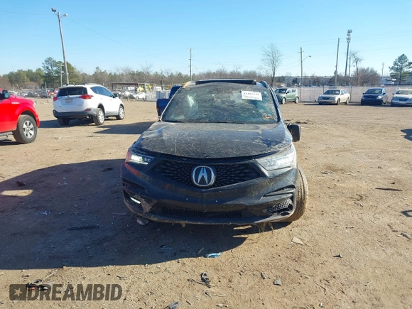 2021 Acura RDX w/A-Spec Package with VIN 5J8TC2H66ML803202, listed as a IAAI auction lot 41402141 with 55,147 mi miles. Bid and sale history available at carsss.com. Image 12.