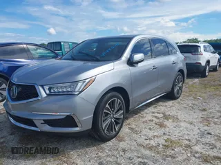 2020 Acura MDX w/Technology Pkg with VIN 5J8YD3H51LL010470, listed as a IAAI auction lot 40486114 with 1 mi miles. Bid and sale history available at carsss.com. Image 2.