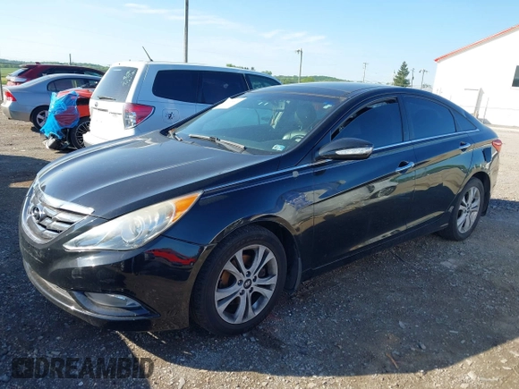 2013 Hyundai Sonata Limited with VIN 5NPEC4ACXDH552725, listed as a IAAI auction lot 42224971 with 153,000 mi miles and . Bid and sale history available at DreamBid. Image 2.