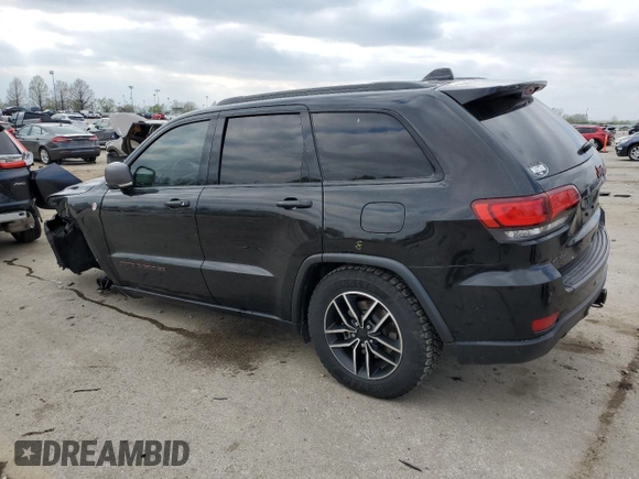 2021 Jeep Grand Cherokee Trailhawk with VIN 1C4RJFLG7MC599693, listed as a Copart auction lot 52863525 with 95,289 mi miles and Salvage Title. Bid and sale history available at carsss.com. Image 2.