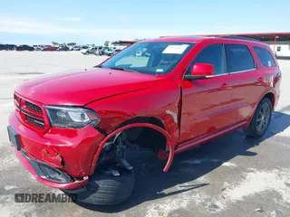 2018 Dodge Durango GT with VIN 1C4RDHDG3JC132980, listed as a IAAI auction lot 42219087 with 97,494 mi miles and . Bid and sale history available at DreamBid. Image 2.