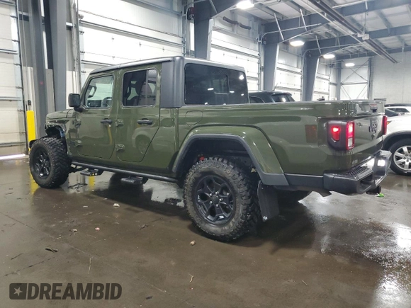 2021 Jeep Gladiator Willys z VIN 1C6HJTAG4ML615353, wystawiony jako Copart lot #59330675 z przebiegiem 40 353 mil mil oraz Szkoda całkowita • Salvage title. Historia ofert i sprzedaży dostępna na DreamBid. Obrazek 2.
