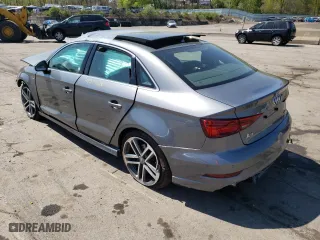 2018 Audi A3 Sedan Premium Plus with VIN WAUJ8GFF4J1041600, listed as a Copart auction lot 49594543 with 0 mi miles. Bid and sale history available at carsss.com. Image 2.
