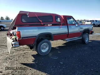 1991 Dodge D/W 250 with VIN 1B7KM26C6MS324400, listed as a Copart auction lot 79050444 with 220,899 mi miles and Salvage Title. Bid and sale history available at carsss.com. Image 3.