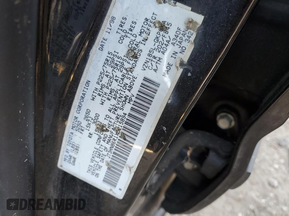 1999 Toyota 4Runner SR5 с VIN JT3HN86R1X0215894, выставлен на аукционе Copart как лот 46933914 с пробегом Не указан миль и На запчасти • Non repairable. История ставок и продаж доступна на DreamBid. Изображение 10.