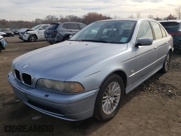 2002 BMW 5 Series 530iA with VIN WBADT63412CH95944, listed as a Copart auction lot 76583613 with 115,245 mi miles and Salvage Title. Bid and sale history available at carsss.com. Image 1.